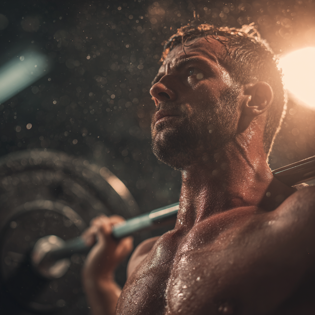 Entrenador personal en gimnasio