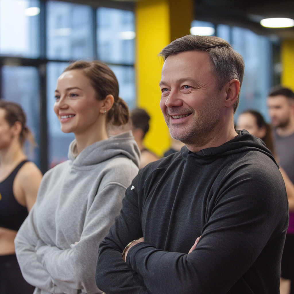 Equipo de entrenadores HombreFuerte